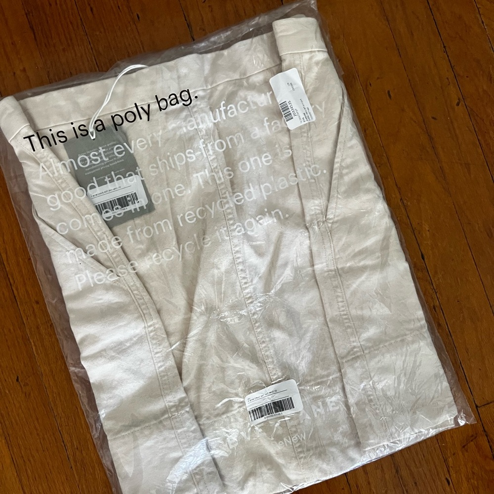 EVERLANE CANVAS STAMP SKIRT - Picture 3 of 3